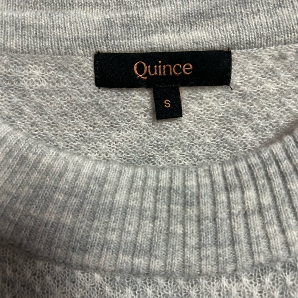 Quince Gray wool Sweater - Picture 2 of 3